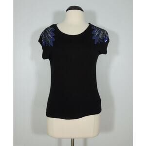 FOREVER 21 Tee S SMALL Sequins Embellished